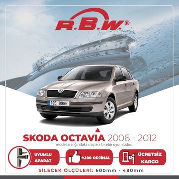 Skoda Octavia 2006-2012 Muz Silecek Takımı