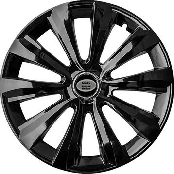 Skoda Rapid 16 inç Amblemli Piano Black 214 Jant Kapağı