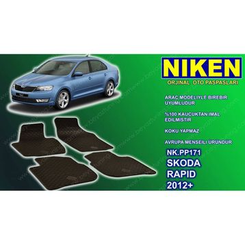 Skoda Rapid 2012 Sonrası Paspas