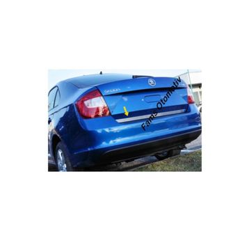 Skoda Rapid 2012 Üzeri Krom Bagaj Alt Çıtası