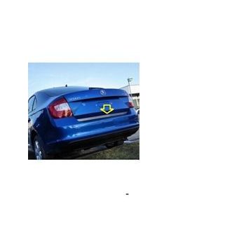 Skoda Rapid 2012 Üzeri Krom Bagaj Alt Çıtası