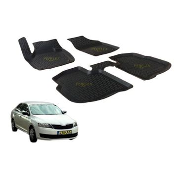 Skoda Rapid 3D Havuzlu Paspas