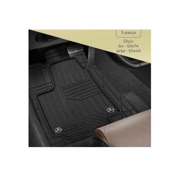 Skoda Roomstar 2006-2013 3D Havuzlu Paspas