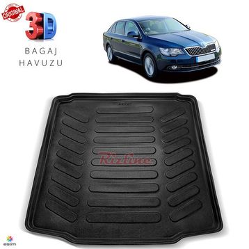 Skoda Super B 2008-2014 3d Bagaj Havuzu