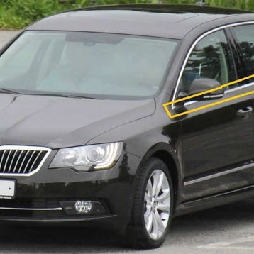 Skoda Süper B6 2008-2014 Krom Cam Çıtası