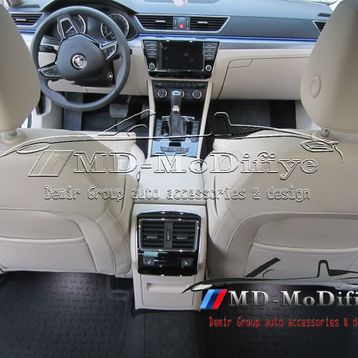 Skoda SuperB 2017 Model 3D Havuzlu Paspas