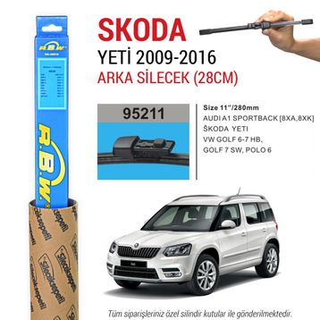 Skoda Yeti 2009-2016 Arka Silecek
