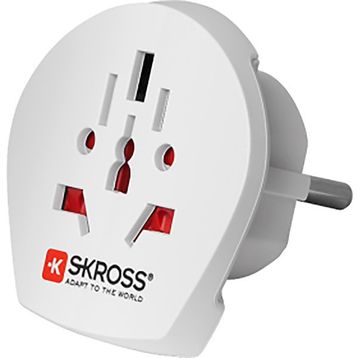 Skross World to Europe Beyaz Seyahat Adaptörü