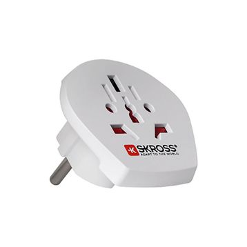 Skross World to Europe Beyaz Seyahat Adaptörü