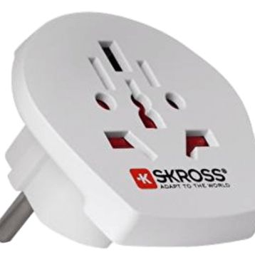 Skross World to Europe Beyaz Seyahat Adaptörü