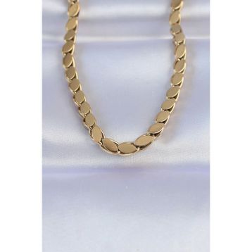 Skygo TJ-BKO8748 316L Çelik Gold Renk Arpa Model Kolye