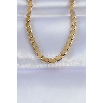 Skygo TJ-BKO8748 316L Çelik Gold Renk Arpa Model Kolye