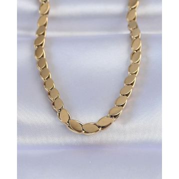 Skygo TJ-BKO8748 316L Çelik Gold Renk Arpa Model Kolye