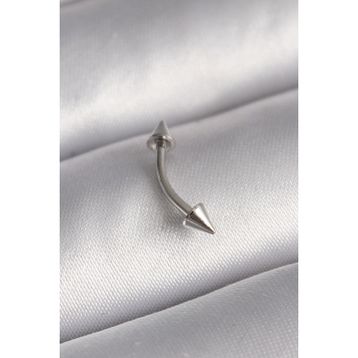 Skygo TJ-PR1364 316L Çelik Gümüş Renk Çivi Model Piercing