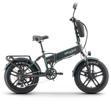 Skyjet GTIII PRO 1000 W Yeşil Katlanabilir Elektrikli Bisiklet