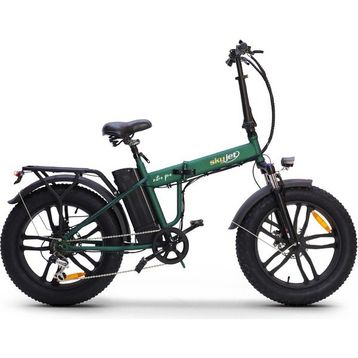 Skyjet Nitro Pro 250W Yeşil Katlanabilir Elektrikli Bisiklet