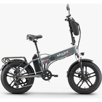 Skyjet Trvııı Pro 1000 W Gri Katlanabilir Elektrikli Bisiklet