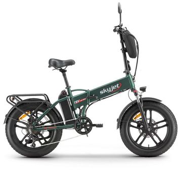 Skyjet Trvııı Pro 1000 W Yeşil Katlanabilir Elektrikli Bisiklet