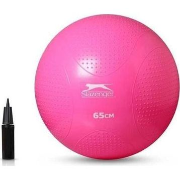 Slazenger 65 cm Anti-Burst Gymball Fuşya Unisex Pilates Topu