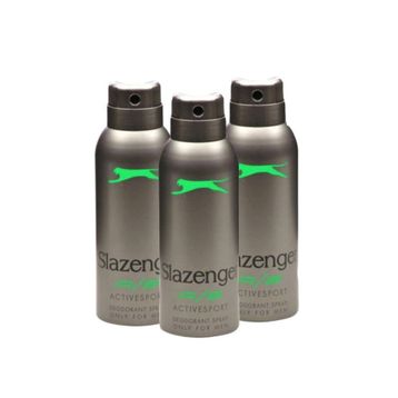 Slazenger Active Sport Yeşil 150 ml x 3 Adet Deodorant