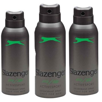 Slazenger Active Sport Yeşil 150 ml x 3 Adet Deodorant