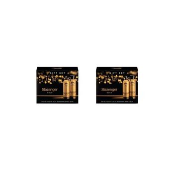 Slazenger Activesport Gold EDT 2x125 ml Erkek Parfümü + 2x150 ml Deodorant Seti