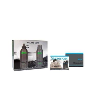 Slazenger Activesport Mavi ve Yeşil EDT 125 ml + 150 ml Deodorant 2'li Set