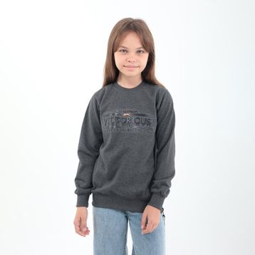 Slazenger Duna In Koyu Gri Unisex Çocuk Sweatshirt