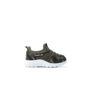 Slazenger Eva Haki Kamuflaj Erkek Çocuk Sneaker Ayakkabı