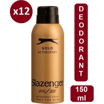 Slazenger Gold Active Sport 12x150 ml Erkek Deodorant