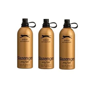 Slazenger Gold Active Sport 3x150 ml Erkek Deodorant