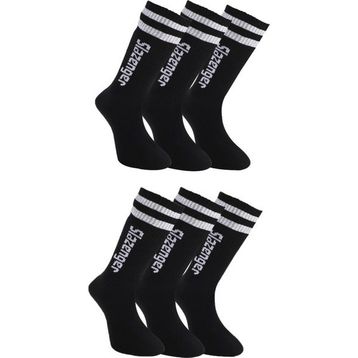 Slazenger Jinn Siyah 6'lı Erkek Çorap Set