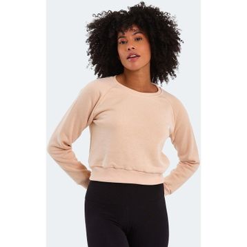 Slazenger Kaıto Bej Kadın Sweatshirt