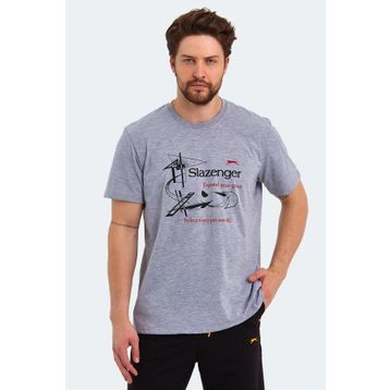 Slazenger Karnen Gri Erkek T-shirt