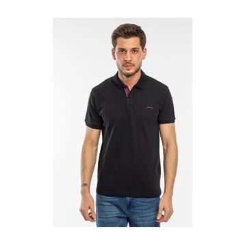 Slazenger Katar Siyah Erkek T-shirt