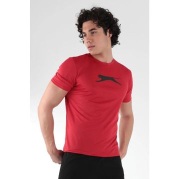 Slazenger Olja Kırmızı Yuvarlak Yaka Erkek T-Shirt