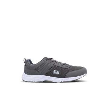 Slazenger Plane Koyu Gri Beyaz Büyük Beden Sneaker Erkek Ayakkabı