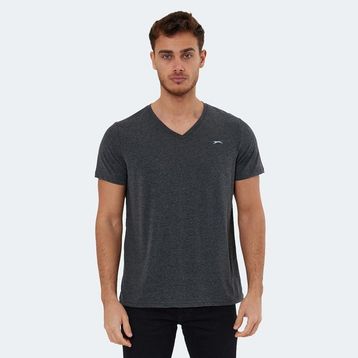 Slazenger Rıvaldo Koyu Gri Erkek T-shirt