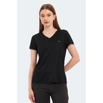 Slazenger River Siyah Kadın T-shirt