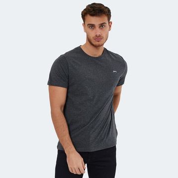 Slazenger Rosalva Koyu Gri Erkek T-shirt