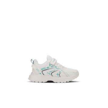 Slazenger SA13LF014-008 Kanner Beyaz Yeşil Kız Çocuk Sneaker Ayakkabı