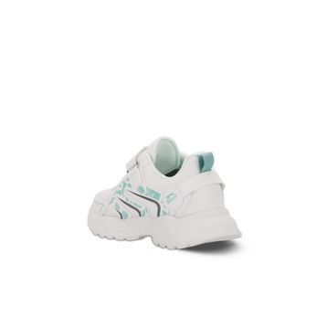 Slazenger SA13LF014-008 Kanner Beyaz Yeşil Kız Çocuk Sneaker Ayakkabı