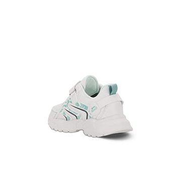 Slazenger SA13LF014-008 Kanner Beyaz Yeşil Kız Çocuk Sneaker Ayakkabı