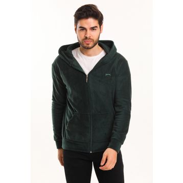 Slazenger Samson Koyu Yeşil Erkek Polar