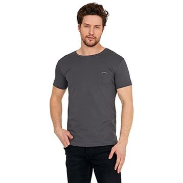 Slazenger Sander Koyu Yeşil Erkek T-Shirt