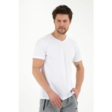 Slazenger Sargon KTN Beyaz Erkek Kısa Kol T-Shirt