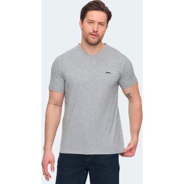 Slazenger Sargon KTN Gri Erkek T-shirt