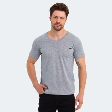 Slazenger Sargon KTN Gri Erkek T-shirt