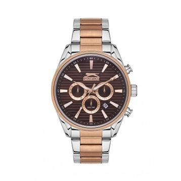 Slazenger SL.09.2111.2.03 Çelik Rose Gold Gri 45 mm Erkek Kol Saati
