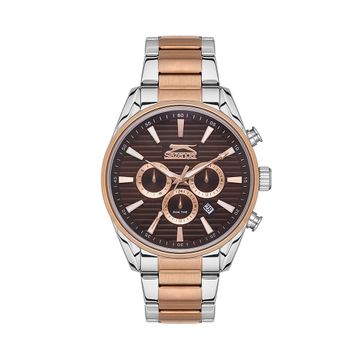Slazenger SL.09.2111.2.03 Çelik Rose Gold Gri 45 mm Erkek Kol Saati